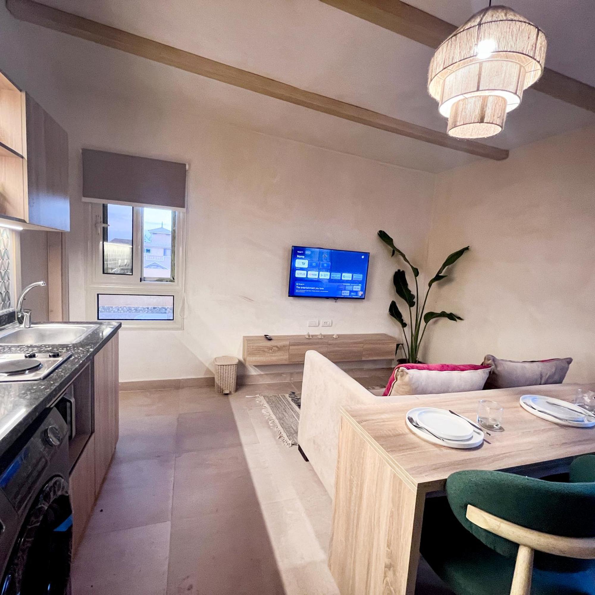 Boho Getaway With Pyramids View & Jacuzzi Apartment Giza Екстериор снимка